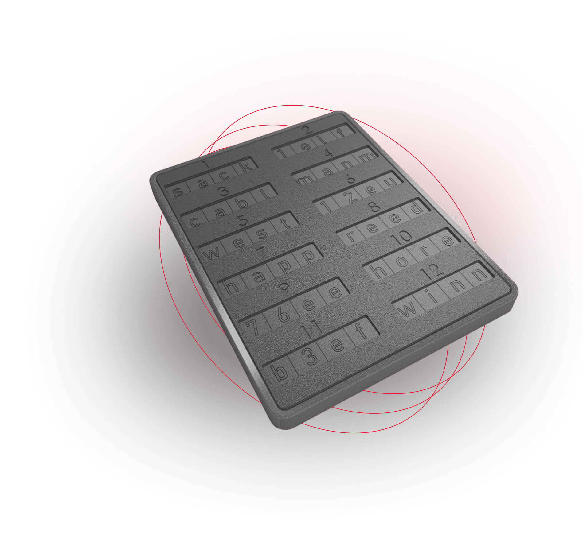 Omega seedphrase titanium plate